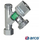 Valvul këndore dekorative Arco Conekta, 1/2"-1/2"-3/4", krom