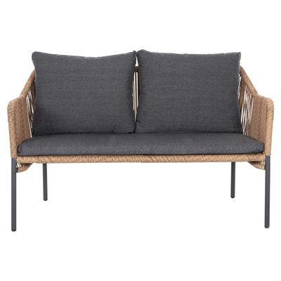Sofa e jashtme 2-ulëse Baffin (HM6054.03), bezhë