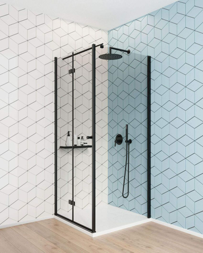 Muri dushi Deante Kerria, 80 cm, xham 6 mm, i zi mat