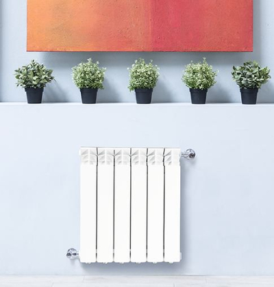 Алуминиумски радијатор Fondital EXTRATHERMSERIR SUPER B4 350/100, работен притисок 16 bar, бел