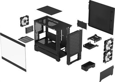 Kasë Fractal Design Pop Mini Air RGB, Mini Tower