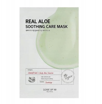 Maskë fytyre Some By Mi Real Aloe Soothing Care, 1 copë, qetësuese, hidratim intensiv