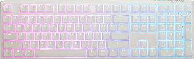 Tastierë mekanike Ducky One 3 Classic Pure White, USB Type C, RGB, gjermane, e bardhë
