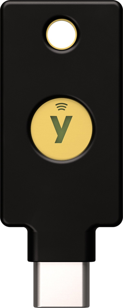 Çelës sigurie Yubico YubiKey 5C NFC FIPS, USB‑C, NFC, i zi