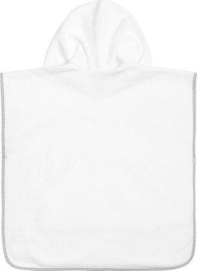 Ponço banjo Sensillo Bath Poncho, 55x60 cm, pambuk frotir, e bardhë
