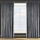Perde kadife Eurofirany Drape 386719, 140x270cm, poliester, grafit