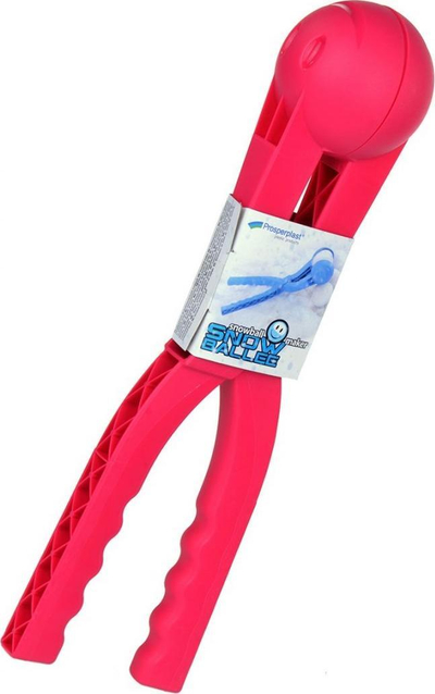 Pajisje për topa bore SNOWBALLEE 1, plastike, rozë