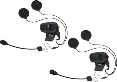 Sistem komunikimi për helmetë Sena SMH5 Twin Pack, Bluetooth, interkom deri 400m, i zi