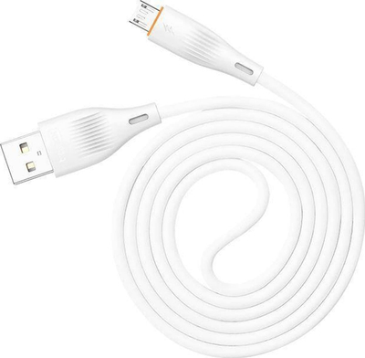 Kabllo karikimi T phox X lite, Micro USB, 1m, 3A, e bardhë