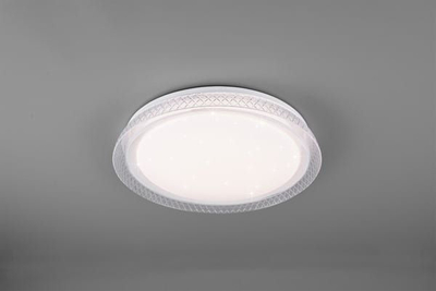 Plafon LED Reality Leuchten Heracles, Tunable White, Ø 38 cm, i bardhë