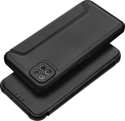 Mbulesë telefoni OEM Razor Book Wallet për Samsung Galaxy A22 5G, me portofol karte, e zezë