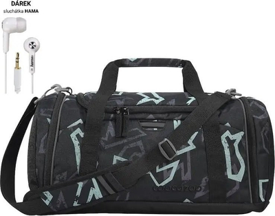 Çantë sportive Coocazoo Sports Bag 2.0 Reflective Graffiti, 20L, me reflektorë, shumëngjyrëshe