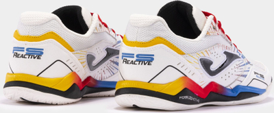 Atlete indoor Joma FS Reactive 2476 IN, lëkurë natyrale, nr 44, të bardha