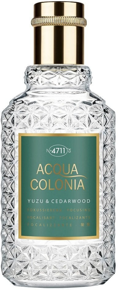 Kolonjë Mäurer &amp; Wirtz 4711 Acqua Colonia Yuzu &amp; Cedarwood, Eau de Cologne, 50ml, sprej