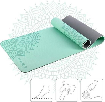 Tapet yoga HMS YM10, TPE, dy shtresa