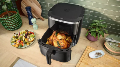 Fritezë ajri Bosch Series 6 MAFS2671B, 7.2L, 1800W, e zezë