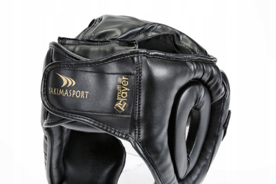 Helmetë boksi Yaklima Sport 100348S, me maskë, madhësia S, e zezë