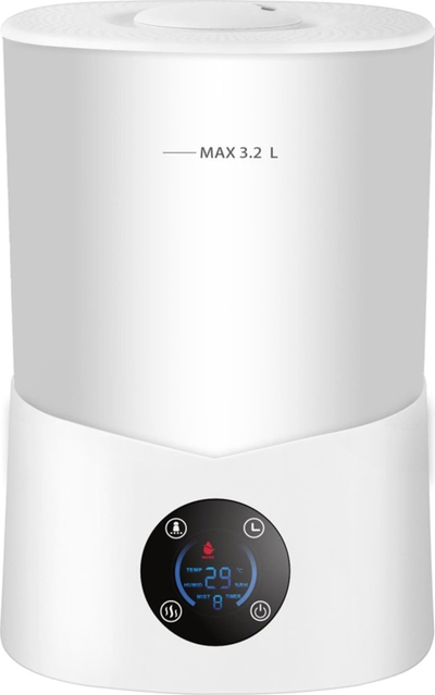 Lagështues ajri BREEZE COMFORT, 3.2L, me ekran dixhital e telekomandë, i bardhë