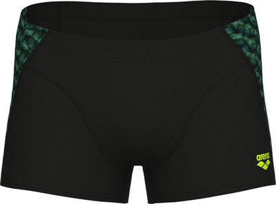 Shorce noti Arena Monogram Swim Short 75, MaxLife Eco, UV 50+, të zeza