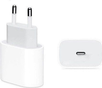 Karikues rryme Fast Charger 20W, USB-C, i bardhë