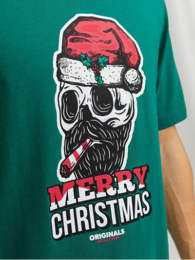 Maicë Jack&Jones JORCHRISTMAS Standard Fit 12246599 jeshile Alpine