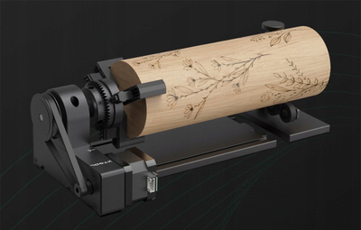 Aksesor rrotullues Stanley xTool RA2 Pro, 4 në 1, për gravues lazer, i zi