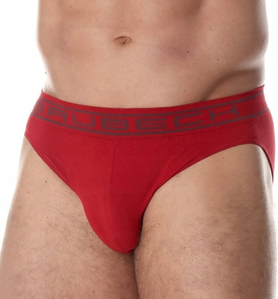 Tanga për burra Brubeck BE00290A Comfort Cotton, pa qepje, madhësia XL, e kuqe e errët