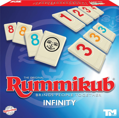 Lojë me shoqni TM Toys Rummikub Original Infinity Standard, 2–4 lojtarë, 7 vjeç+