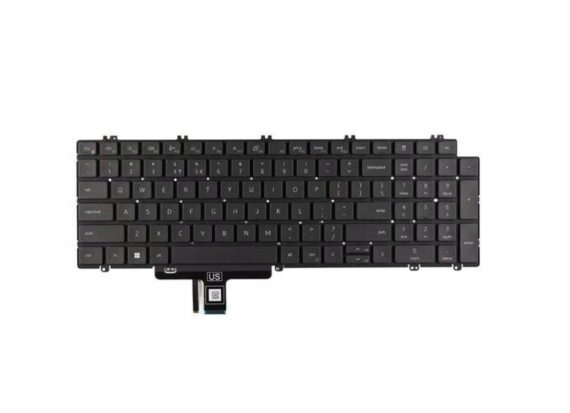 Tastierë Dell Keyboard, 99 taste, me ndriçim, English International