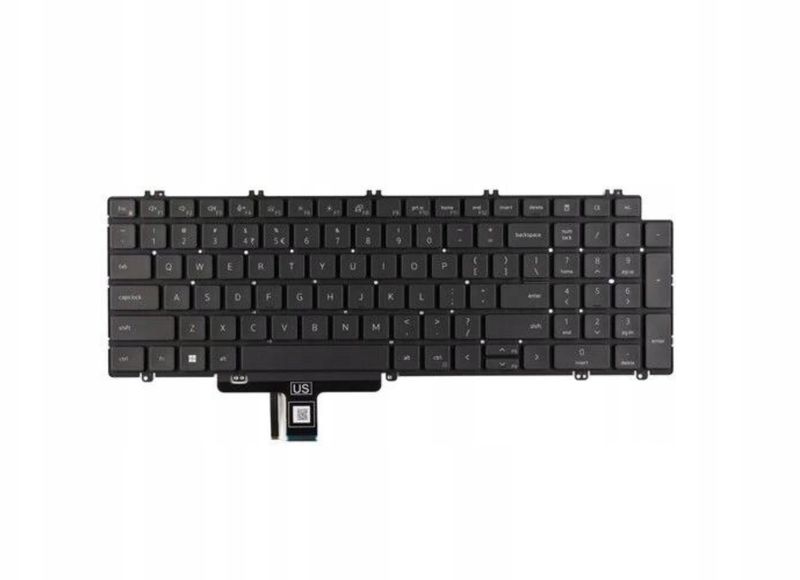 Tastierë Dell Keyboard, 99 taste, me ndriçim, English International