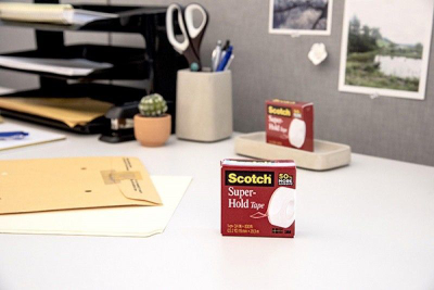 Shirit ngjitës Scotch Super Strong, transparent, për zyrë