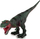 Lodër dinosaur Tyrannosaurus Rex, figurë e madhe 67 cm, me zë, jeshile me të kuqe
