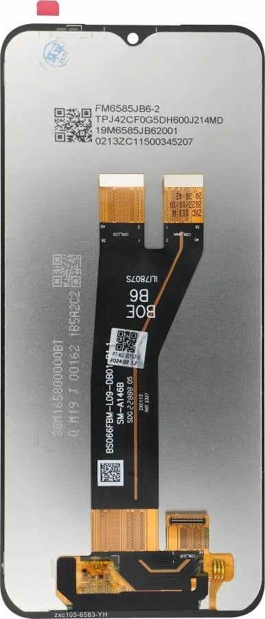 Екран за телефон Samsung Galaxy A14 5G A146B, OEM, без рамка, црн