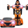 Lodër makinë‑robot me pult, 1:14, 2.4GHz, portokalli