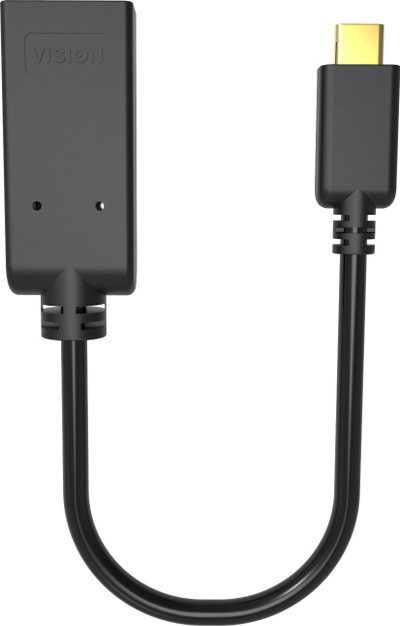 Adapter video Vision TC-USBCHDMI/BL, USB Type-C në HDMI, i zi