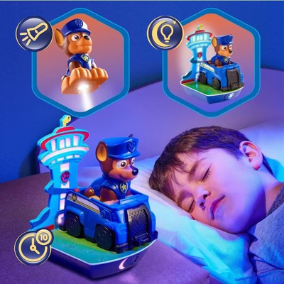 Llambë nate Paw Patrol GoGlow Chase, 3‑në‑1, me elektrik dore, shumëngjyrëshe