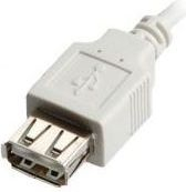 Kabllo zgjatues USB Multicomp Pro 11.99.8949, USB 2.0, 1.8m, i bardhë