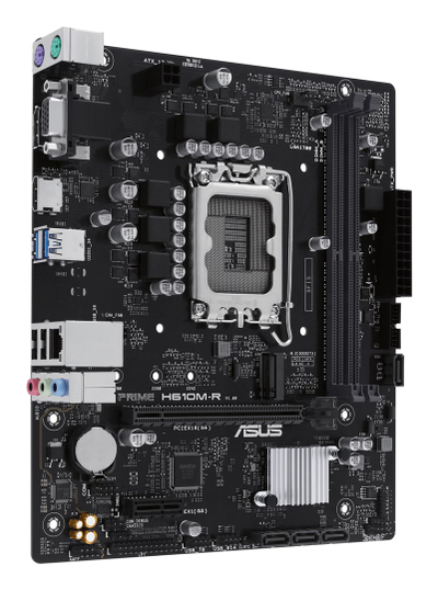 Pllakë amë Asus PRIME H610M-R, LGA1700, DDR4, e zezë