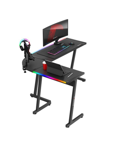 Tavolinë lojërash Huzaro Hero 6.0, RGB LED, e zezë