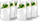 Set gotash të larta Vialli Design Geo 32071, 6 copë, 400 ml, transparent