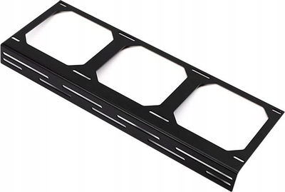 Mbajtëse radiator Barrow 360mm, për ftohje me ujë, e zezë