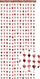 Perde dekorative Heart Curtain, 100x245cm, me zemra, roze gold