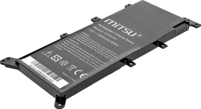 Bateria Mitsu për laptop Asus A555, F555, K555, 5000 mAh, 7.6V