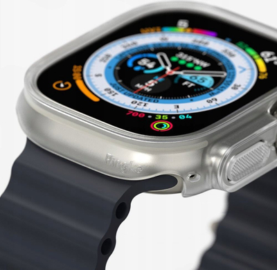 Mbulesë ore Ringke Slim për Apple Watch Ultra, 2 copa, e tejdukshme, nuk verdhoset