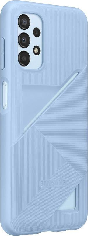 Mbrojtëse telefoni Samsung Card Slot Cover Galaxy A13 4G, me xhep për kartë, TPU, e kaltër