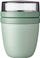 Enë dreke Mepal Ellipse On the Go, dy ndarje, plastike pa BPA, jeshile Nordic Sage
