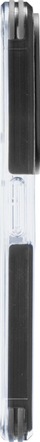 Këllëf telefoni Cellularline Tetraforce Strong Guard për Samsung Galaxy S23+, kundër goditjeve, transparent i zi