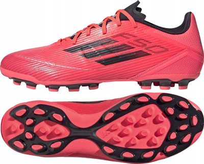 Këpucë futbolli Adidas F50 League për bar sintetik, rozë