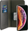 Mbulesë telefoni Vivanco Universal Wallet XL, deri 6.2", me kapak folio, e zezë gri