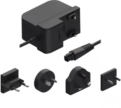 Adapter furnizimi Cipherlab AC100V-240V, për lexues barkodi, prizë EU, i zi